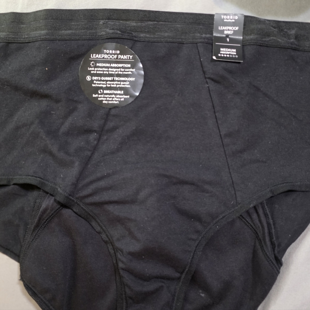 Torrid Black Women's Leakproof Brief